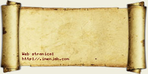 Irena Sebić vizit kartica